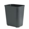 Facility Maintenance & Supplies Rubbermaid Commercial | Rubbermaid Commercial Fg254300Bla 7 Gal. Fiberglass Wastebasket - Black