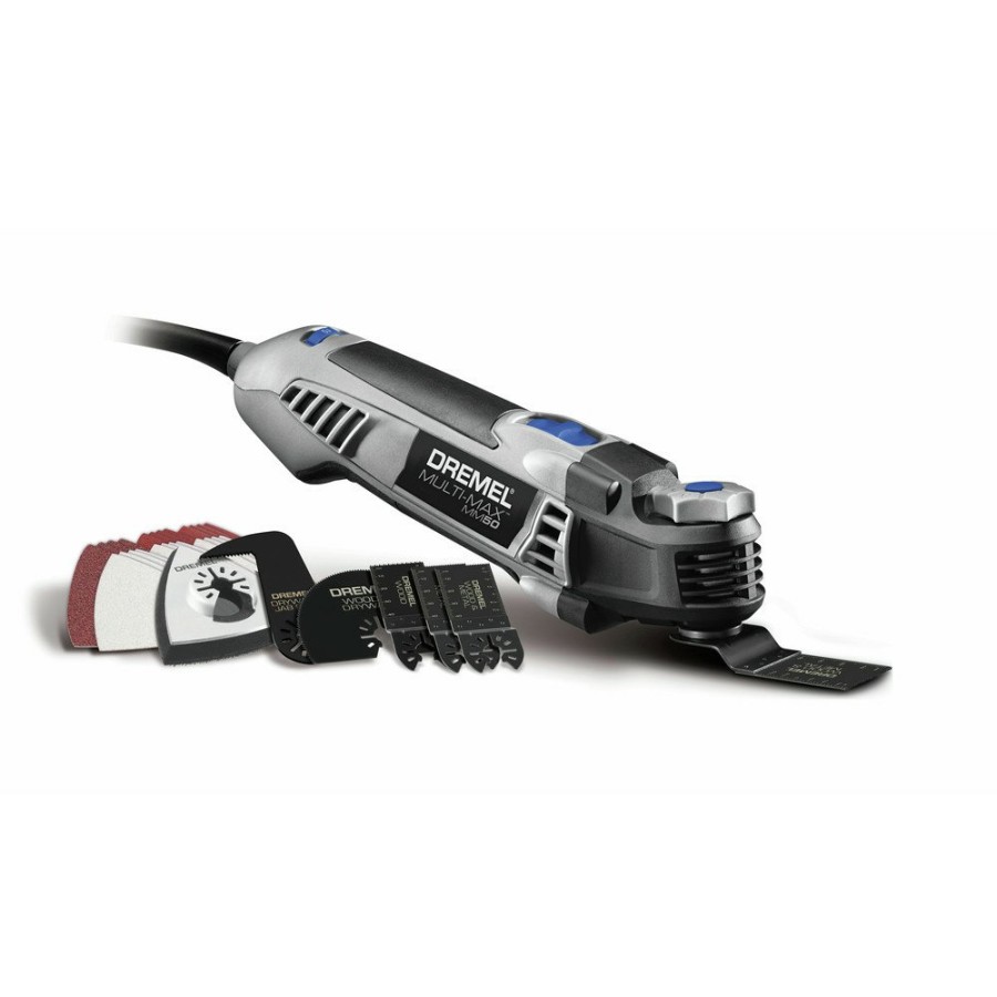 Power Tools Dremel Oscillating Tools | Factory Reconditioned Dremel Mm50-Dr-Rt Multi-Max 5 Amp Tool-Less Oscillating Tool Kit With Accessory Set