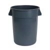 Facility Maintenance & Supplies Boardwalk | Boardwalk 3485198 32 Gal. Linear-Low-Density Polyethylene Round Waste Receptacle - Gray