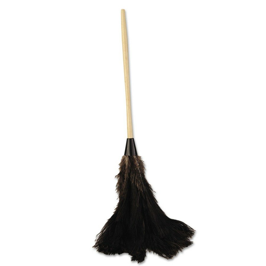 Facility Maintenance & Supplies Boardwalk Cleaning Tools | Boardwalk Bwk28Bk 16 In. Handle Professional Ostrich Feather Duster