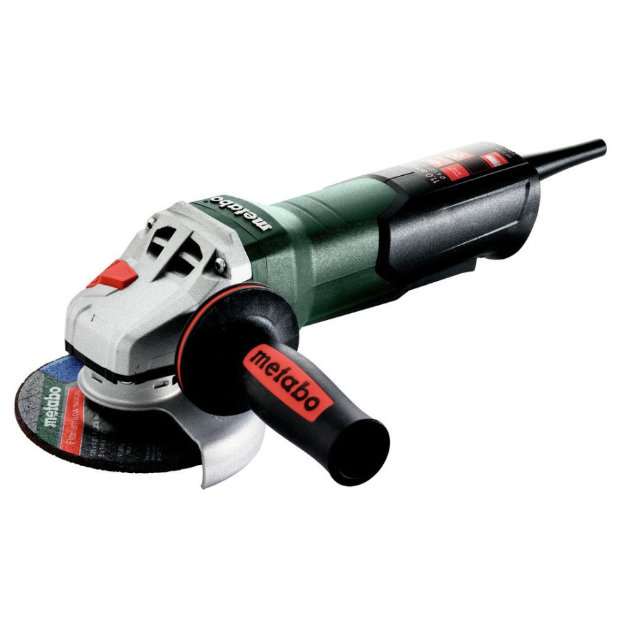 Power Tools Metabo Angle Grinders | Metabo 603624420 Wp 11-125 Quick 11 Amp 11000 Rpm 4.5 In. / 5 In. Corded Angle Grinder With Non-Locking Paddle