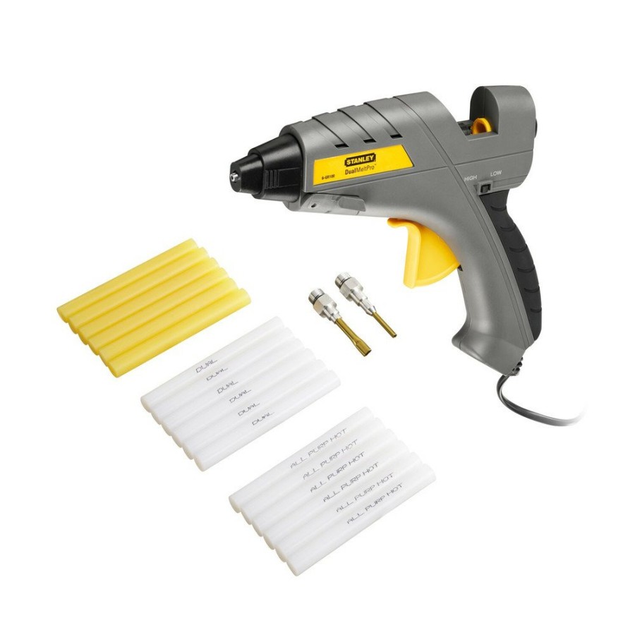 Power Tools Stanley | Stanley Gr100 Dualmelt 8-1/2 In. Pro Glue Gun Kit