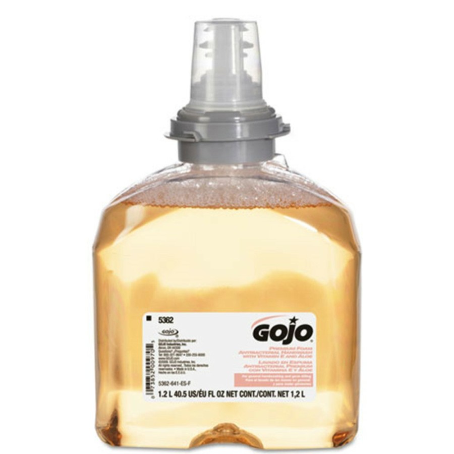 Facility Maintenance & Supplies GOJO Industries Hand Soaps | Gojo Industries 5362-02 1200 Ml Premium Foam Antibacterial Hand Wash - Fresh Fruit Scent (2/Carton)