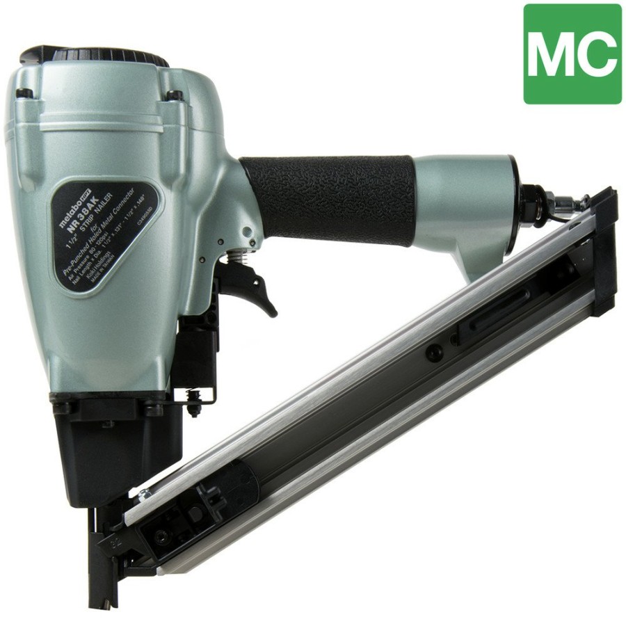 Air Tools And Equipment Metabo HPT Nail Guns | Metabo Hpt Nr38Akm 1-1/2 In. Strap-Tite Connector Framing Nailer