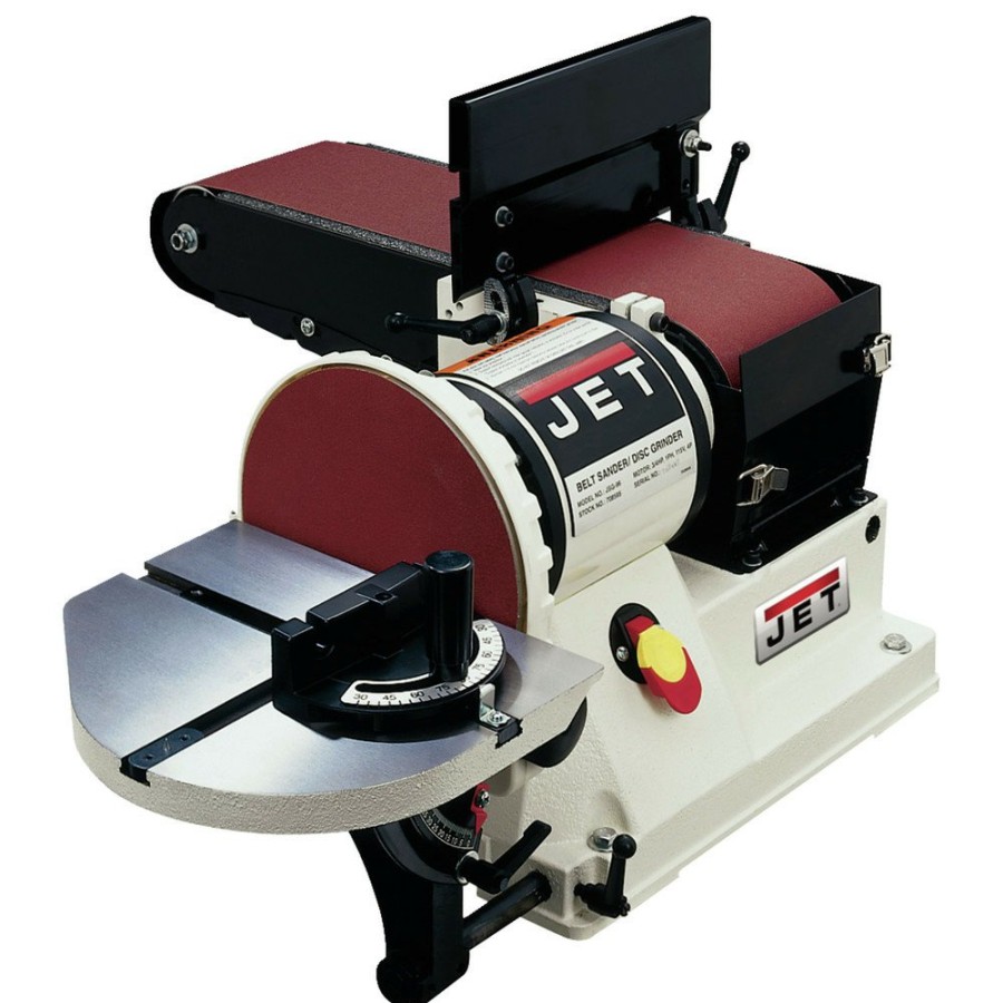 Power Tools JET Specialty Sanders | Jet Jsg-96 6 In. X 48 In. Belt / 9 In. Disc Combination Bench Top Sander