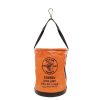 Tool Storage Klein Tools | Klein Tools 5109Sv 12 In. Vinyl Utility Tool Bucket With Swivel Snap