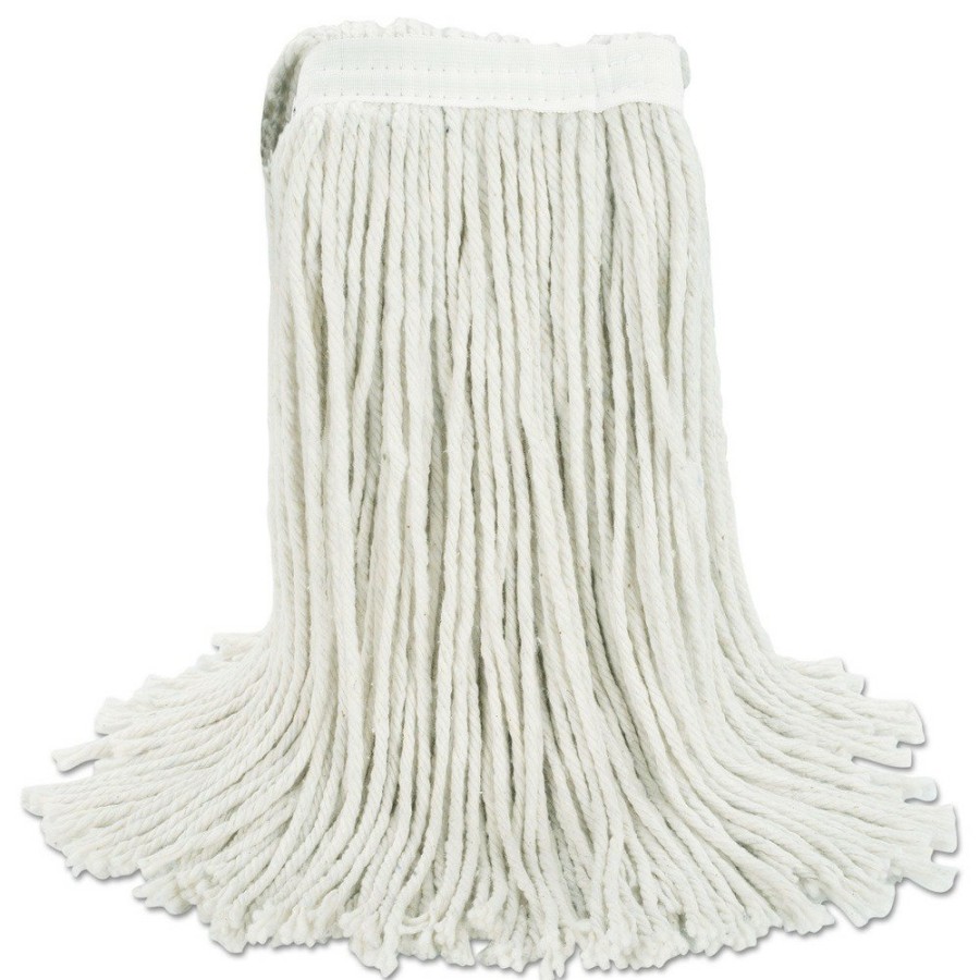 Facility Maintenance & Supplies Boardwalk Cleaning Tools | Boardwalk Bwk2024Cea No. 24 Cotton Cut-End Wet Mop Head - White