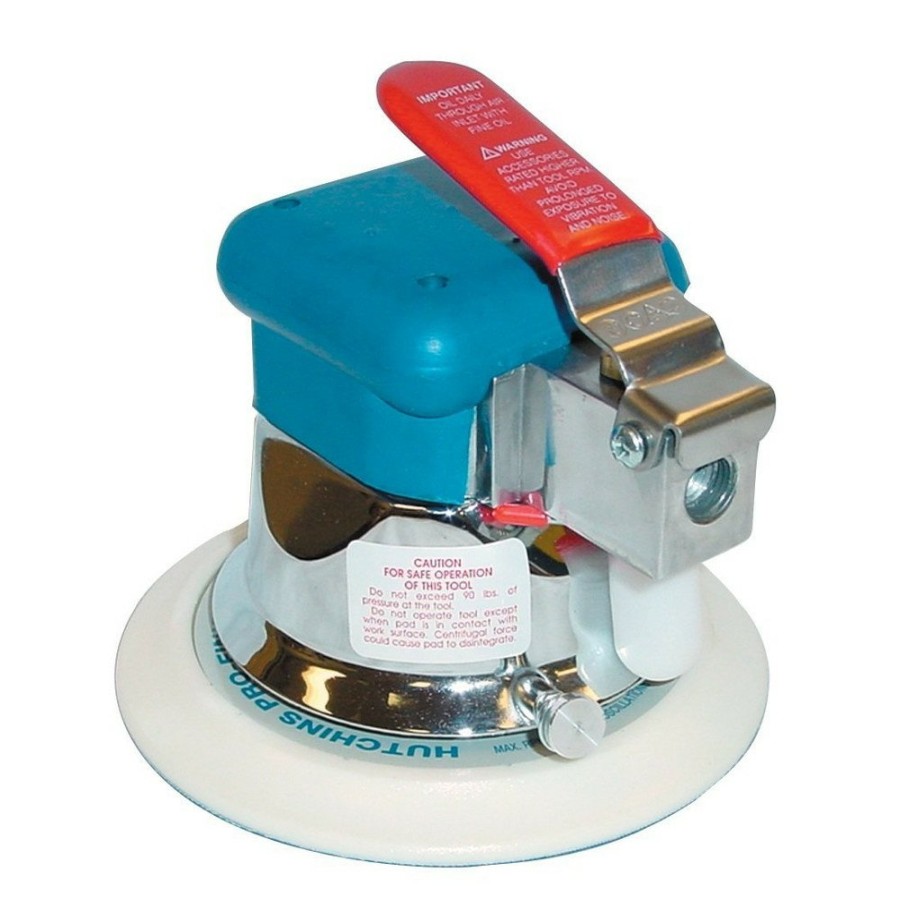 Air Tools And Equipment Hutchins Air Sanders | Hutchins 4500 Super 6 In. Psa Pad Random Orbital Air Sander