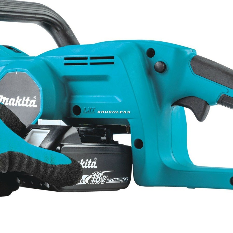 Outdoor Power Tools & Equipment Makita | Makita Xcu11Sm1 18V Lxt Brushless Lithium-Ion 14 In. Cordless Chain Saw Kit (4 Ah)