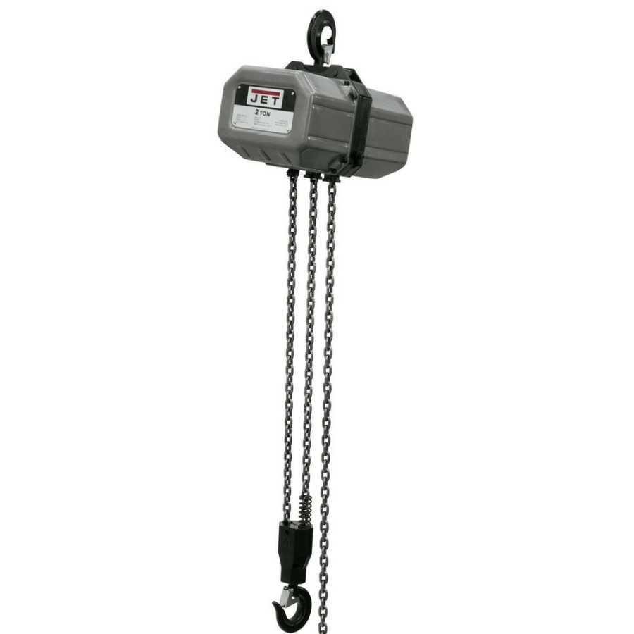 Material Handling JET | Jet 2Ss-1C-15 2 Ton Capacity 15 Ft. 1Ph Electric Chain Hoist