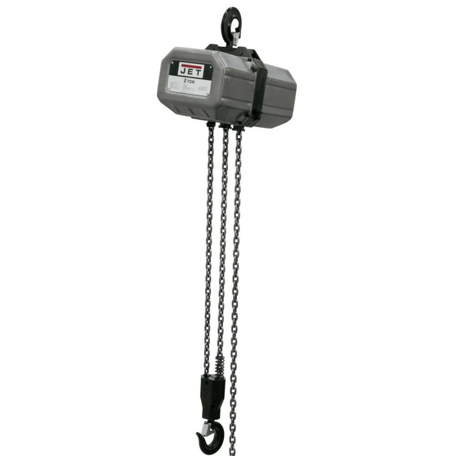 Material Handling JET | Jet 2Ss-1C-20 230V Ssc Series 9 Speed 2 Ton 20 Ft. Lift 1-Phase Electric Chain Hoist