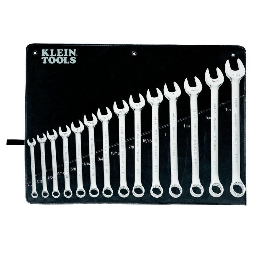 Hand Tools Klein Tools Combination Wrenches | Klein Tools 68406 14-Piece Combiination Wrench Set