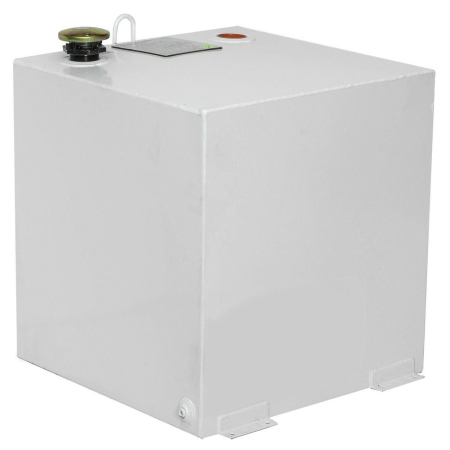 Automotive JOBOX | Jobox 485000 50 Gallon Square Steel Liquid Transfer Tank - White