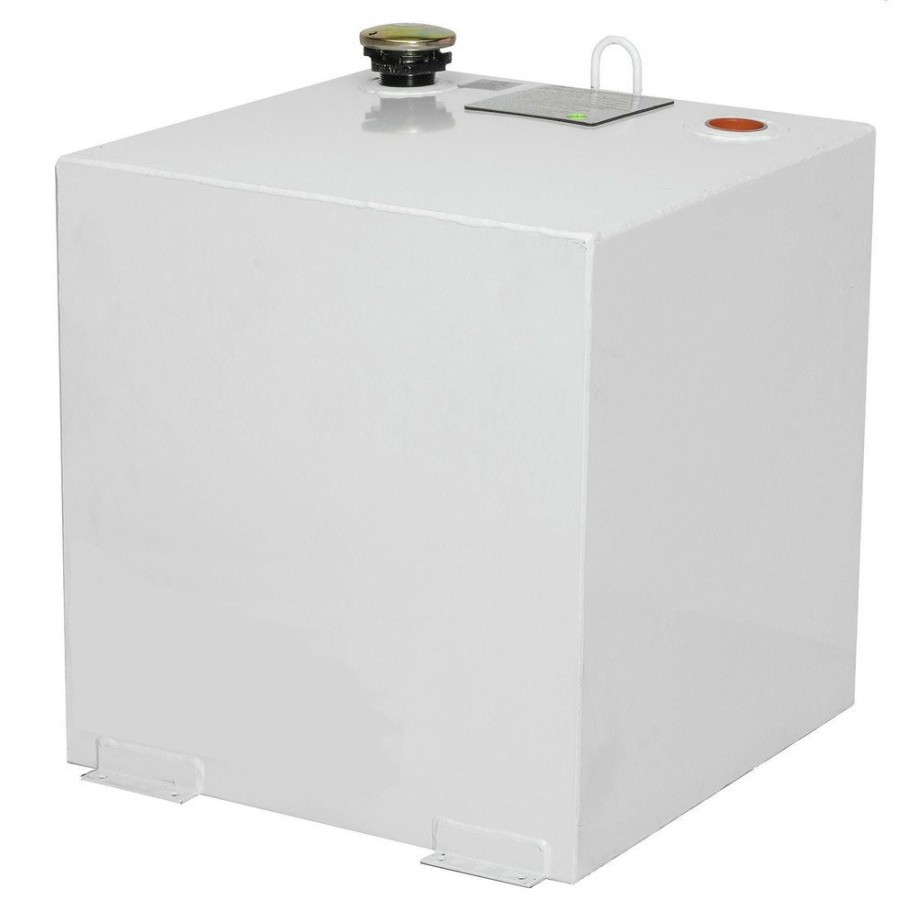 Automotive JOBOX | Jobox 485000 50 Gallon Square Steel Liquid Transfer Tank - White