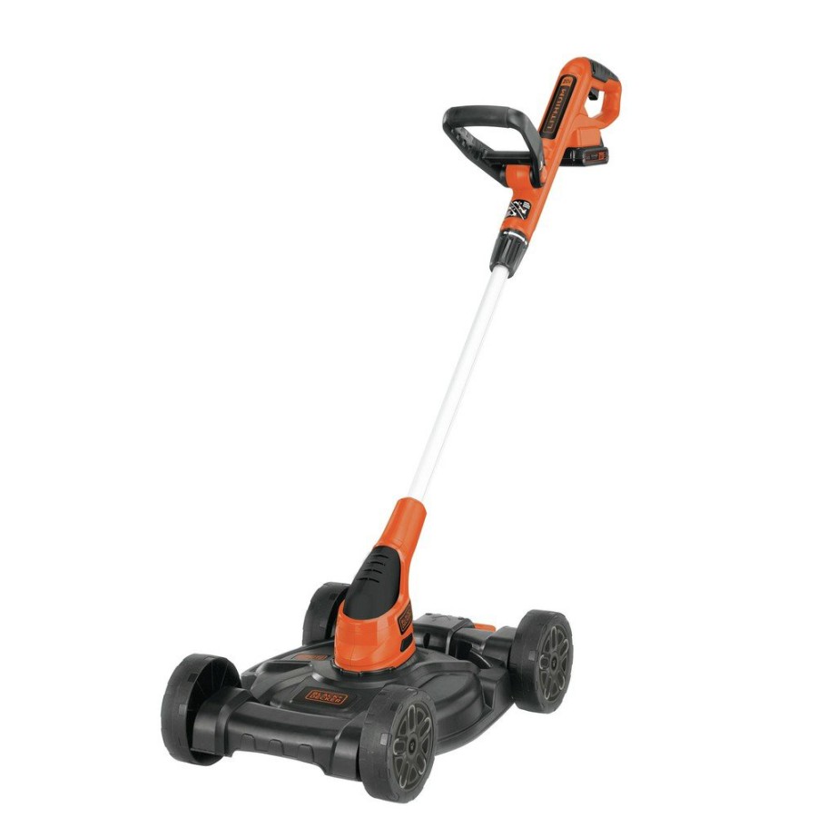 Outdoor Power Tools & Equipment Black & Decker String Trimmers | Black & Decker Mtc220 20V Max Lithium-Ion 3-In-1 Cordless Trimmer/Edger And Mower Kit With 2 Batteries (2 Ah)