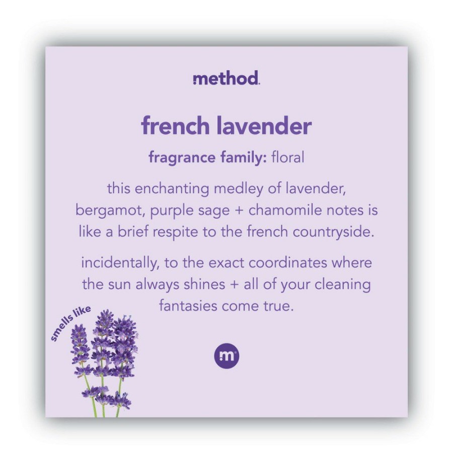 Facility Maintenance & Supplies Method Hand Soaps | Method Mth00031 12 Oz. Gel Hand Wash Pump Bottle - French Lavender (6/Carton)